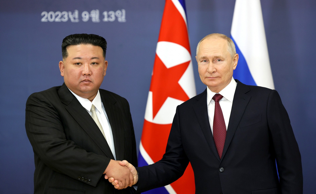 Владимир Путин и Ким Чен Ын. Фото: Владимир Смирнов / ТАСС / сайт президента РФ