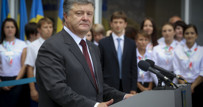Визит Порошенко в Мариуполь 31 августа. Итоги