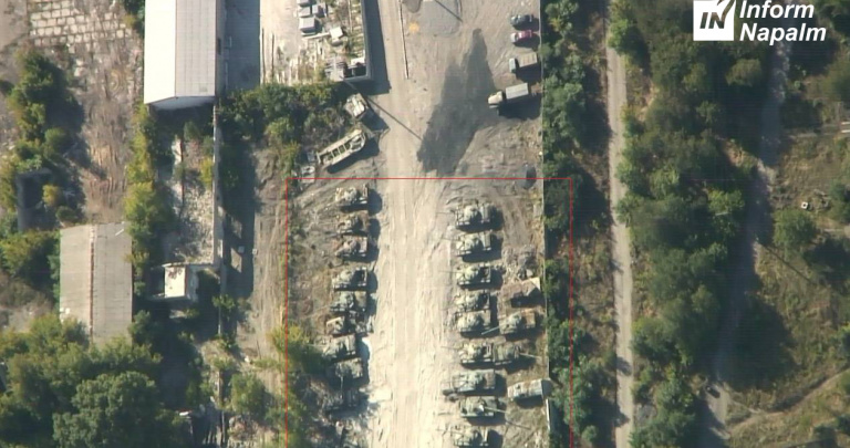 Аэроразведка нашла танки в Донецке