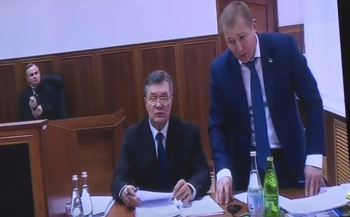 Вторая попытка допроса Януковича в суде прошла успешно