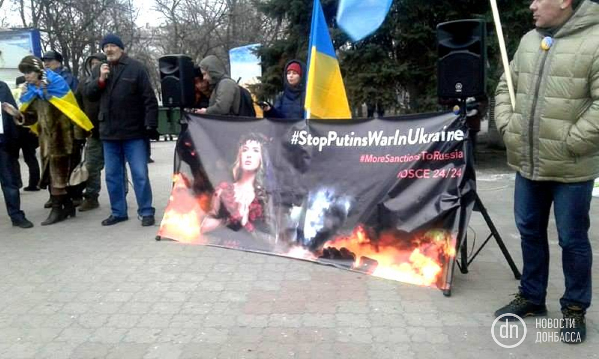 В Мариуполе присоединились к акции Stop Putin's War in Ukraine
