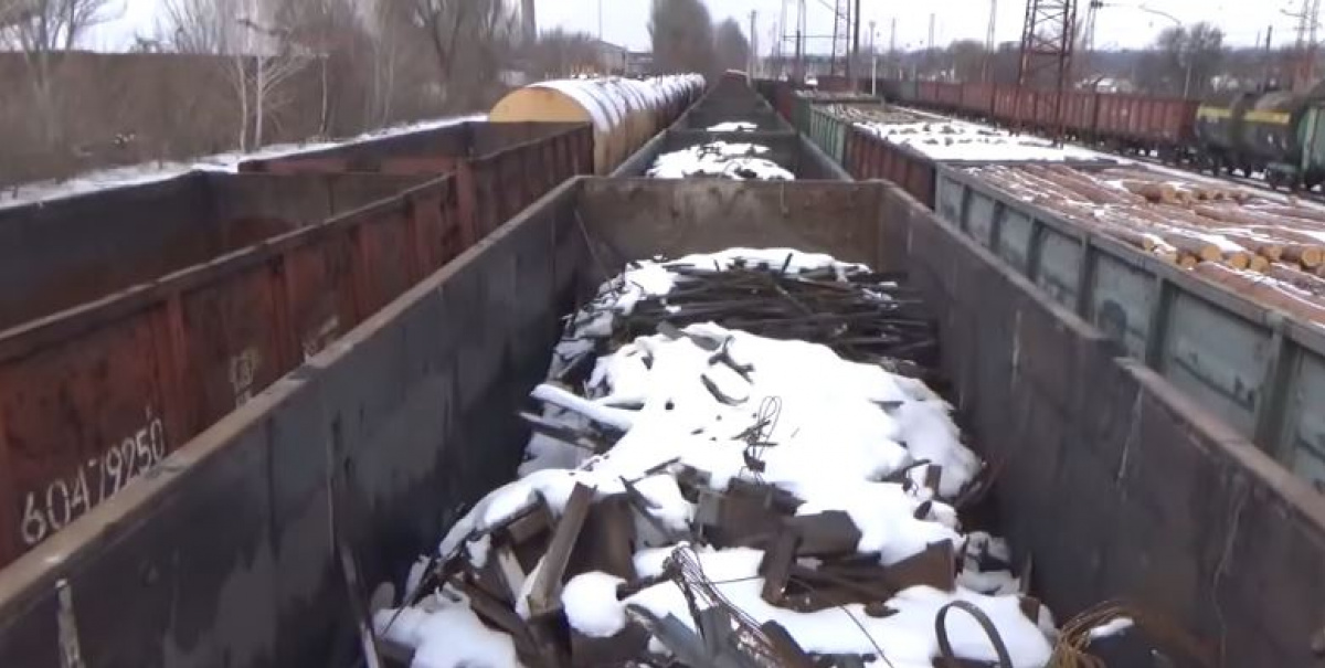 В Константиновке арестовали вагоны с металлоломом «ДНР»