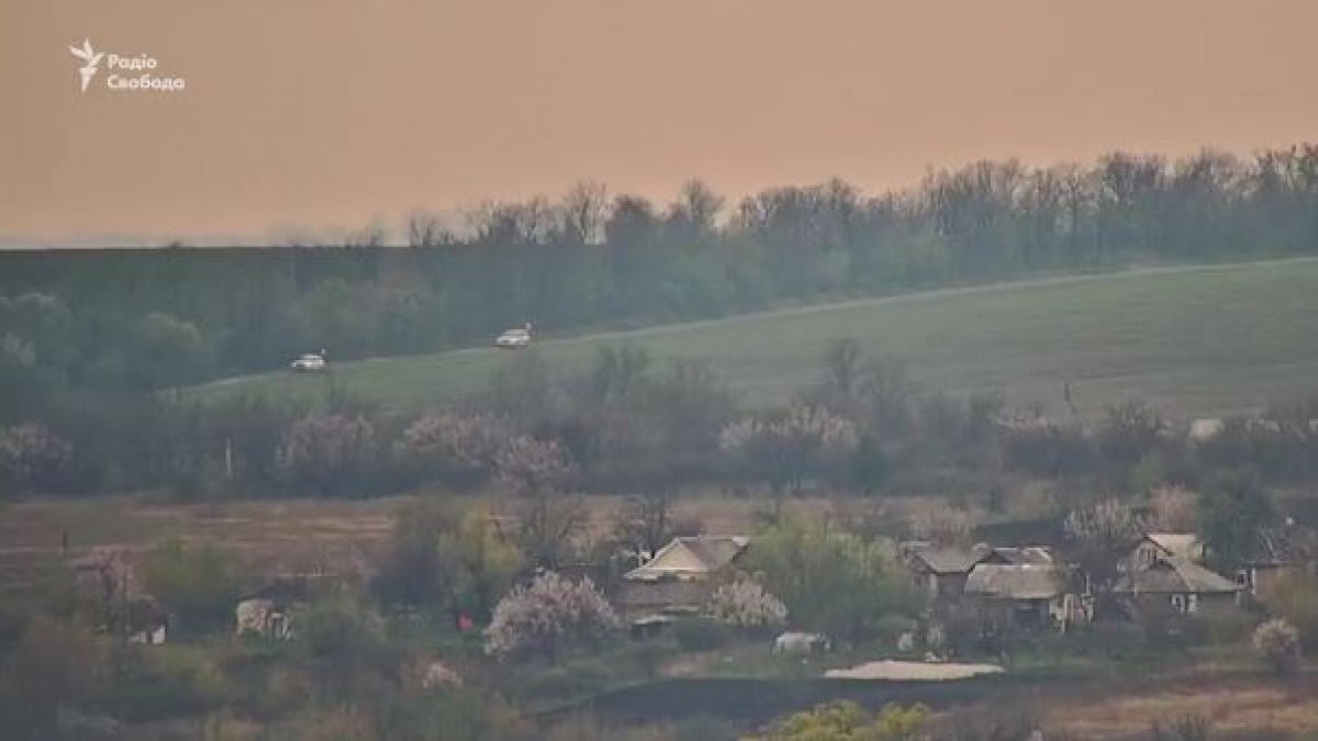 Опубликовано видео момента взрыва автомобиля ОБСЕ на Луганщине