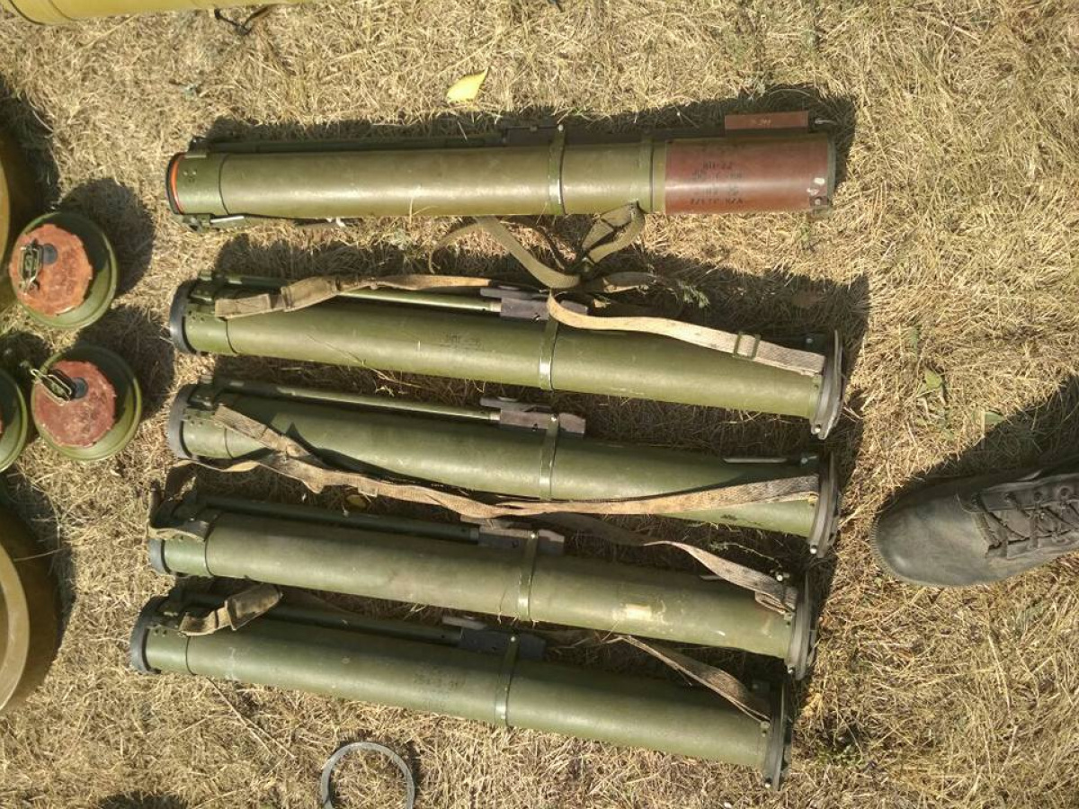 Российское оружие отыскали в доме в Донецкой области