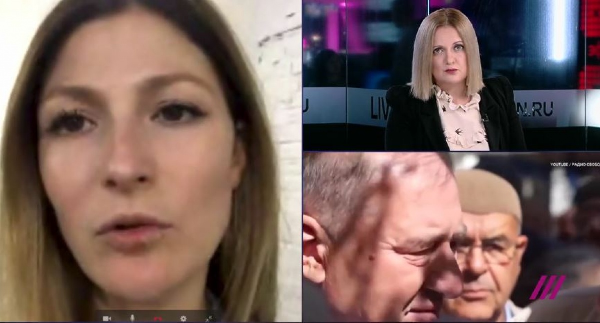 «Мне не положено»: Замглавы МИП отказалась переходить на русский язык в эфире российского телеканала