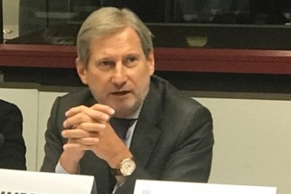Еврокомиссар по вопросам европейской политики соседства и переговоров по расширению Йоханнес Хан