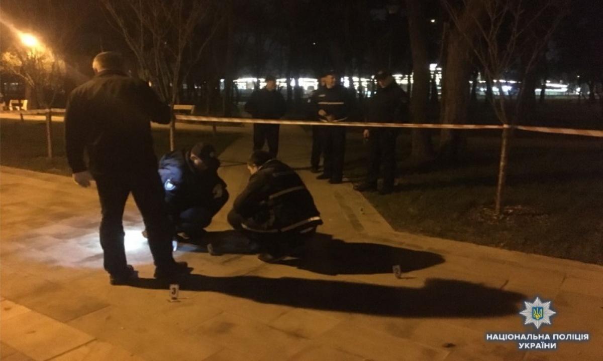 В киевском парке один из отдыхающих бросил гранату, пострадали двое человек