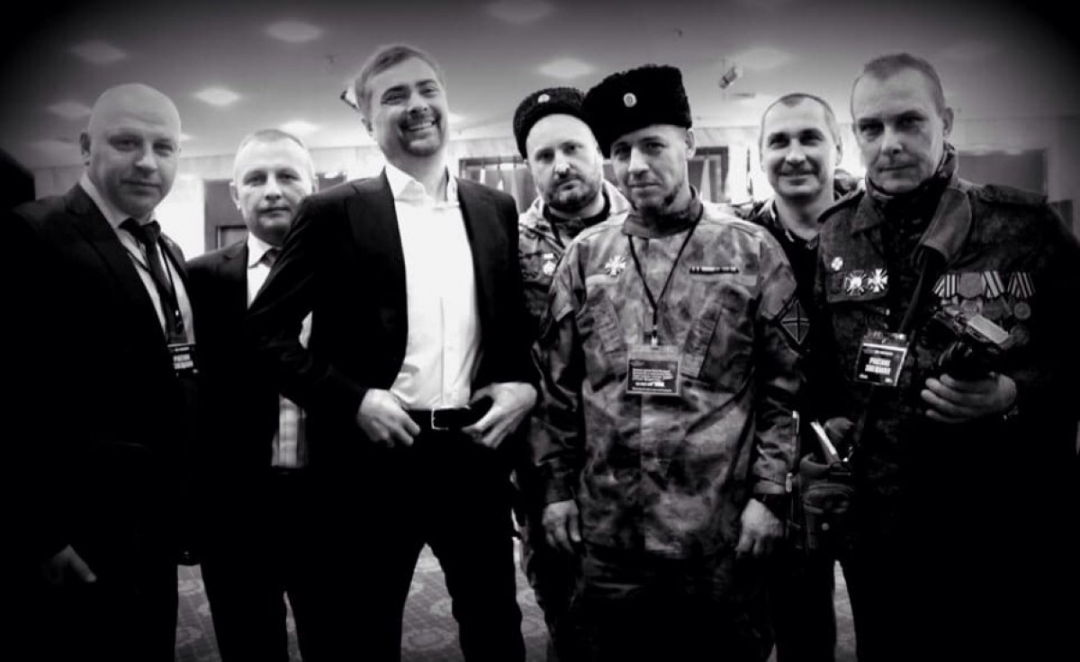 Помощник президента РФ Сурков с воевавшими за «Л-ДНР». Фотографии