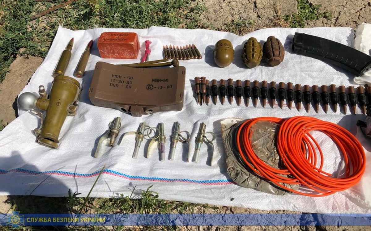СБУ нашла на Днепропетровщине арсенал оружия, вывезенный из Донбасса
