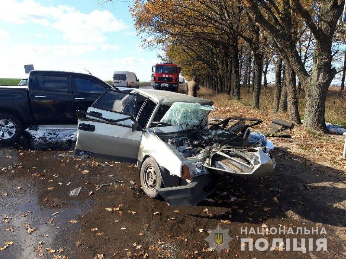 В Донецкой области в ДТП погибли два человека