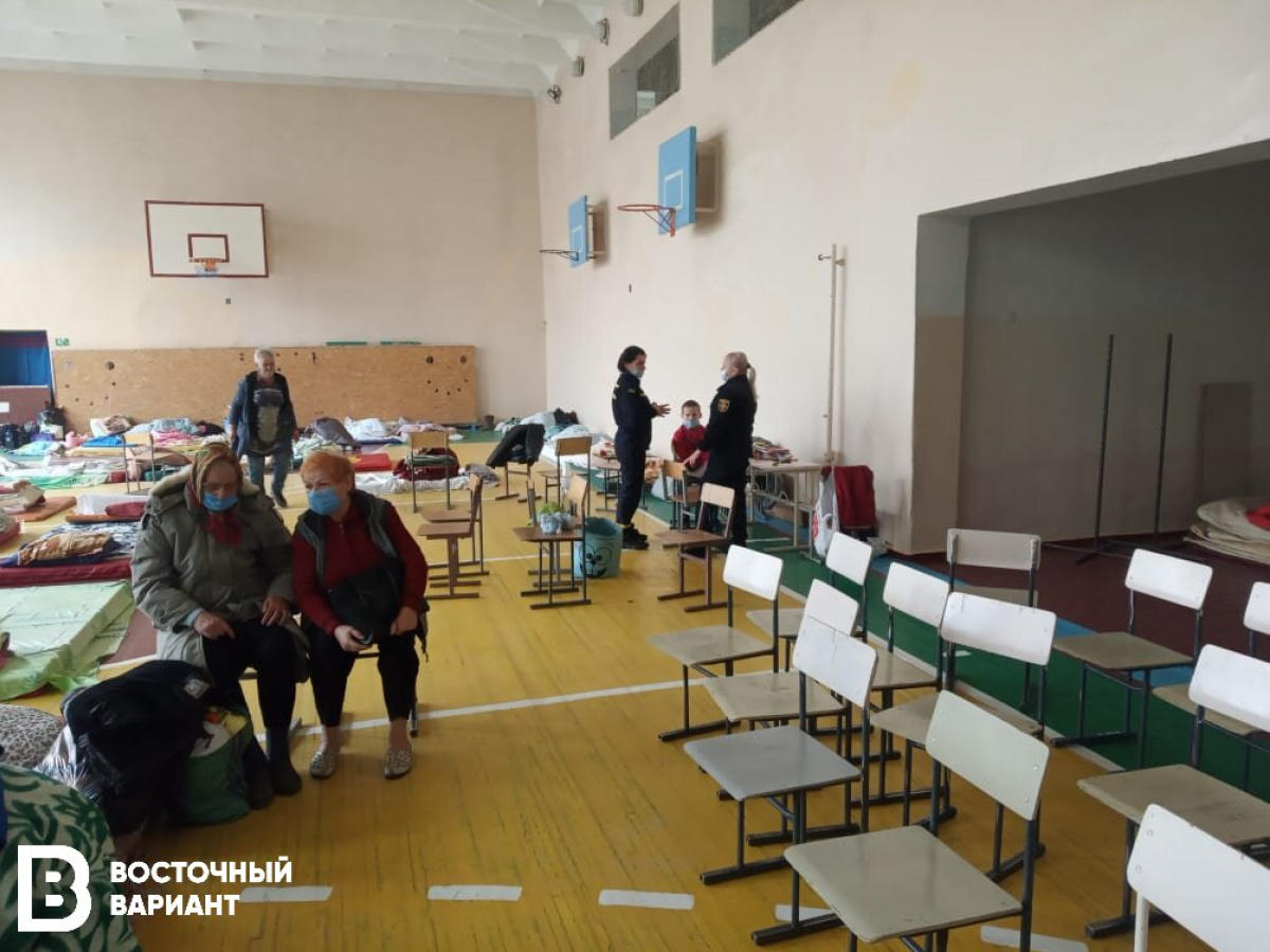 В Северодонецке показали, как организовано временное убежище для пострадавших от пожаров