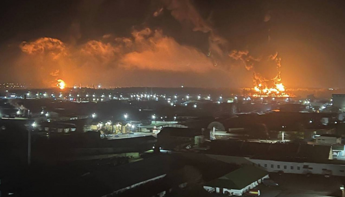 Пожары в Брянске. Фото из соцсетей
