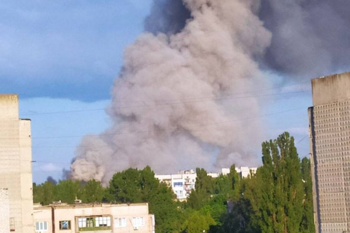 Взрывы в Хрустальном. Фото: Telegram-канал «Типичный Донецк»