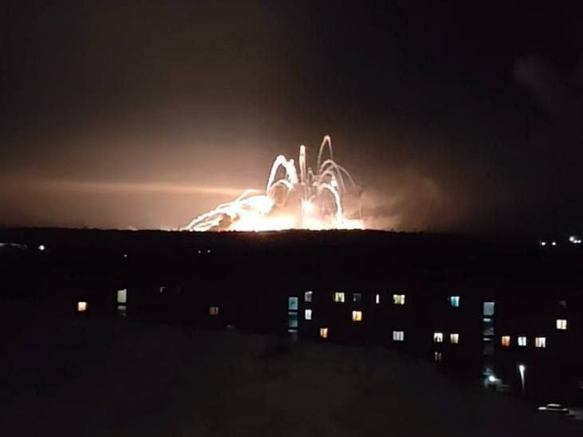 Взрыв в Новой Каховке: военные уничтожили склад оккупантов