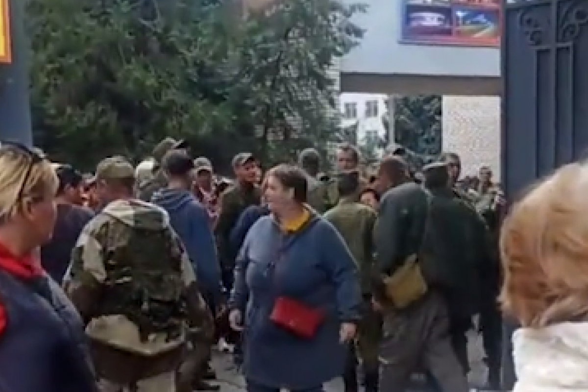 В оккупированном Луганске. Скриншот