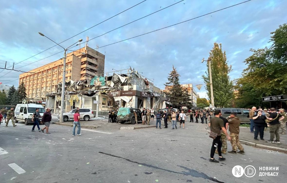 Последствия ракетного удара по Краматорску. Фото: Новости Донбасса