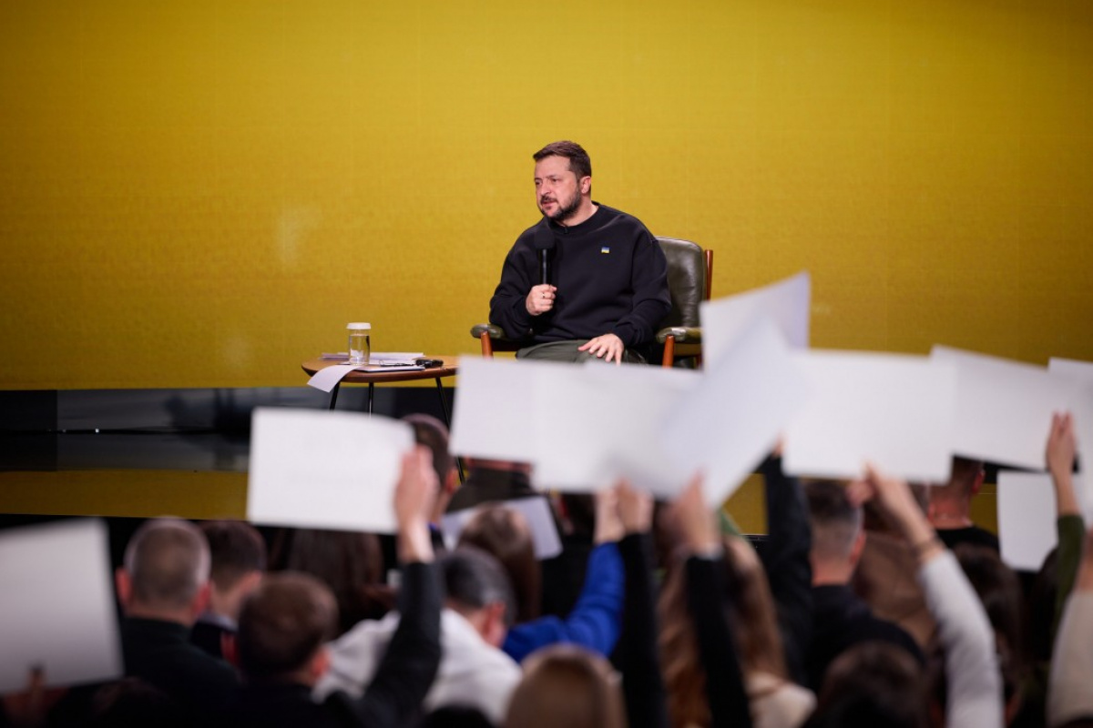Пресс-конференция Владимира Зеленского. Фото: Пресс-служба президента Украины