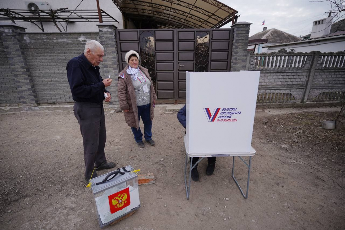 На оккупированной территории Донецкой области отмечается очень низкая явка на «выборах президента РФ». Фото: Мариупольский городской совет
