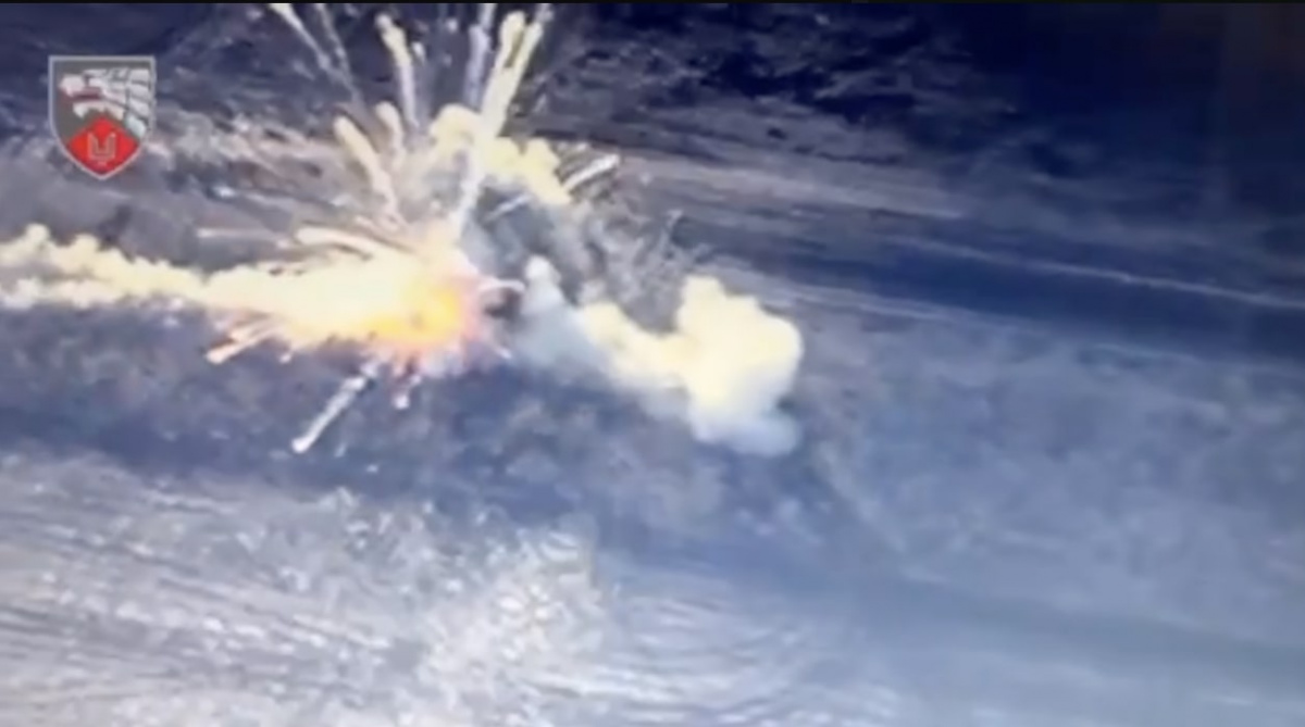 Знищення ЗРК «БУК-М1». Кадр з відео