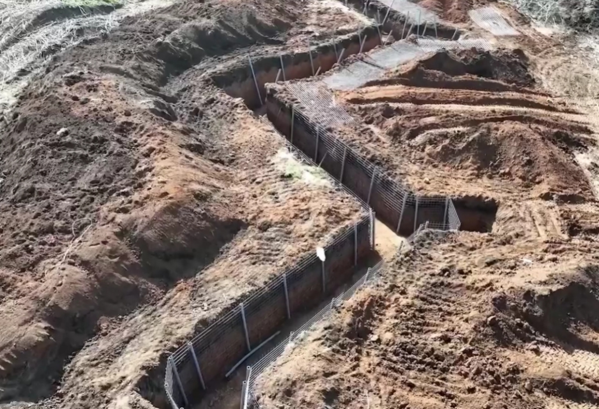 Будівництво фортифікацій у Запоріжжі 
