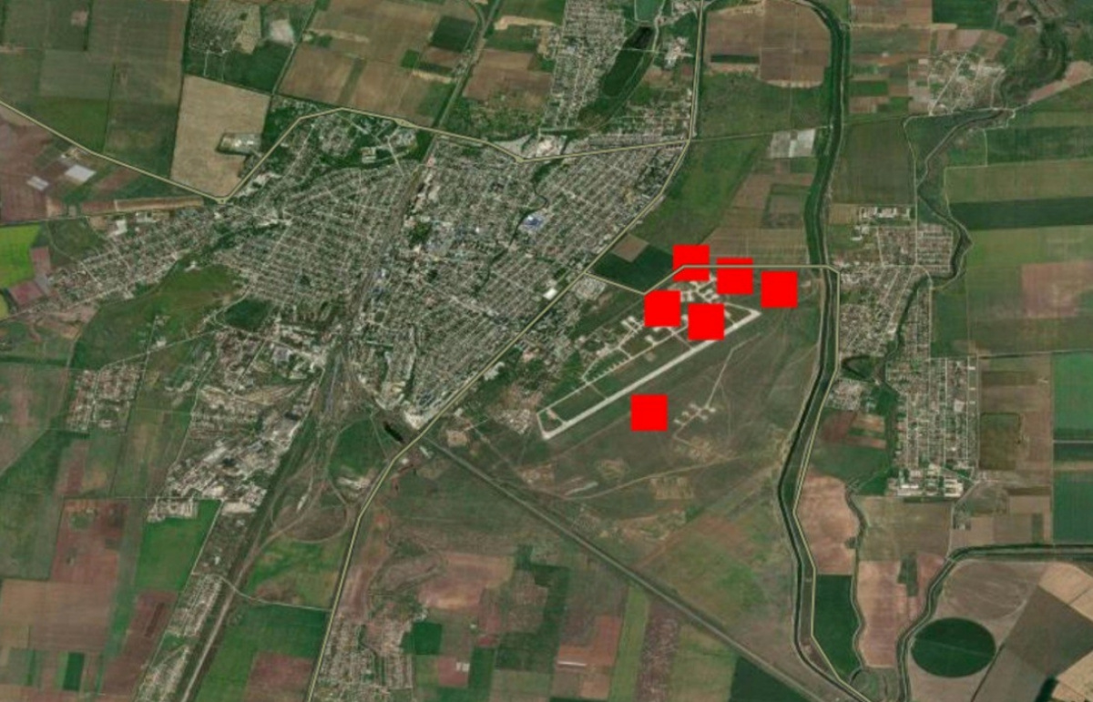 NASA зафиксировал пожары на аэродроме Джанкоя после атаки
