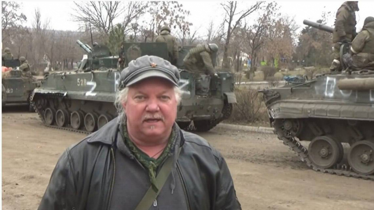 Американского прокремлёвского пропагандиста по прозвищу «Техас» похитили в Донецке российские военные. Фото: соцсети