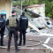В помещении банка в центре Чернигова произошёл взрыв. Фото: Полиция Чернигова