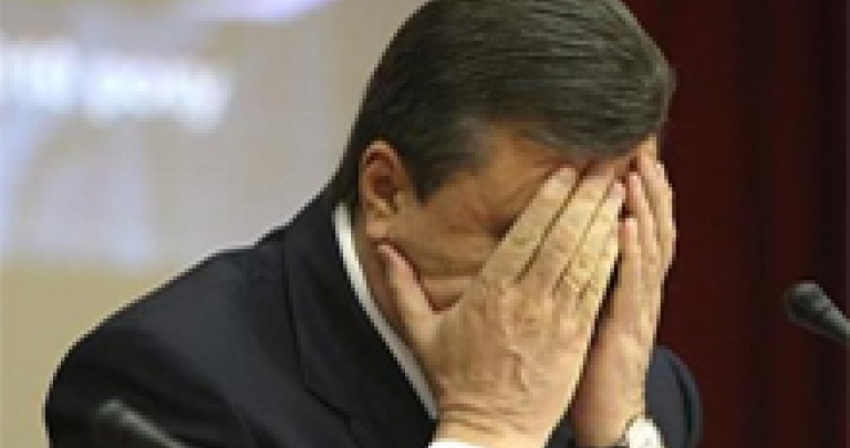 Рейтинг Януковича продолжает падение