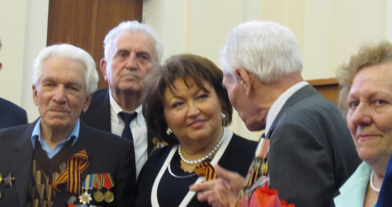 Татьяна Бахтеева поздравила с праздником Победы ветеранов Великой Отечественной Войны