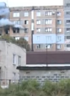 В Макеевке горел многоэтажный дом. Есть погибшие. Люди выпрыгивали с 7 этажа - видео