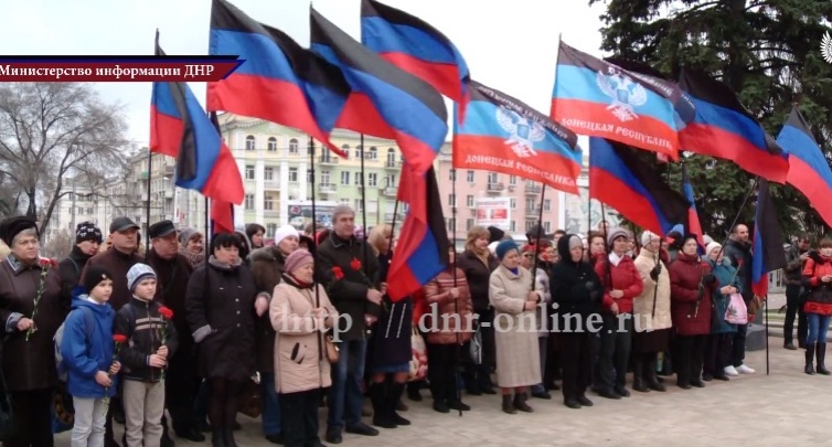 «ДНРовцы» на акции в память о Шевченко заявили, что не притесняют украинский язык