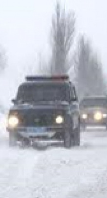 ГАИ Донецкой области советует водителям воздержаться от поездок