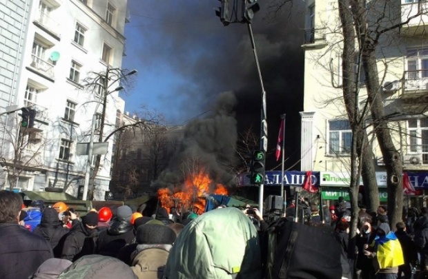 Столкновения в Киеве - фото