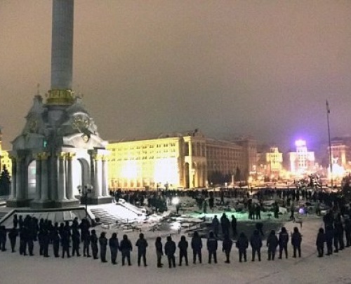 Как разгоняли Майдан № 2: фото, видео
