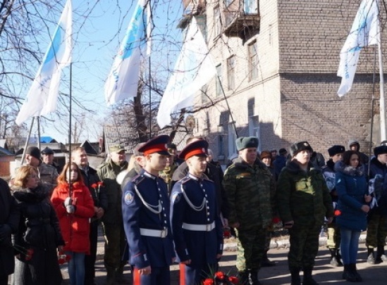 Группировка «ЛНР» установила памятный знак боевикам, погибшим в Дебальцево