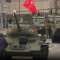 Единственным танком на параде в Москве оказался старый Т-34. Фото: Telegram