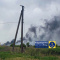 Частина Маріуполя залишилася без світла через пожежу на «Азовсталі». Фото: Андрющенко Time/Telegram 