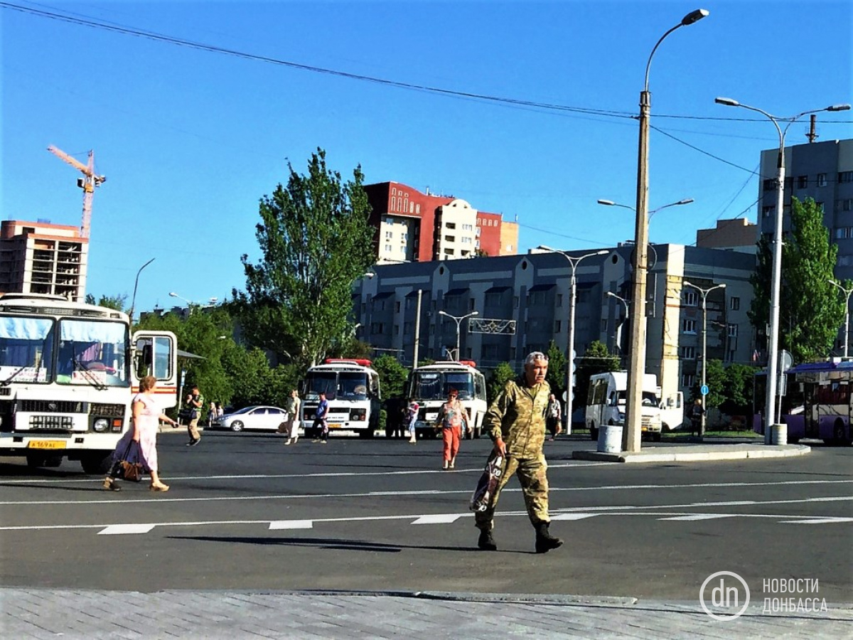 Донецк сегодня. Реалии жизни возле жд-вокзала