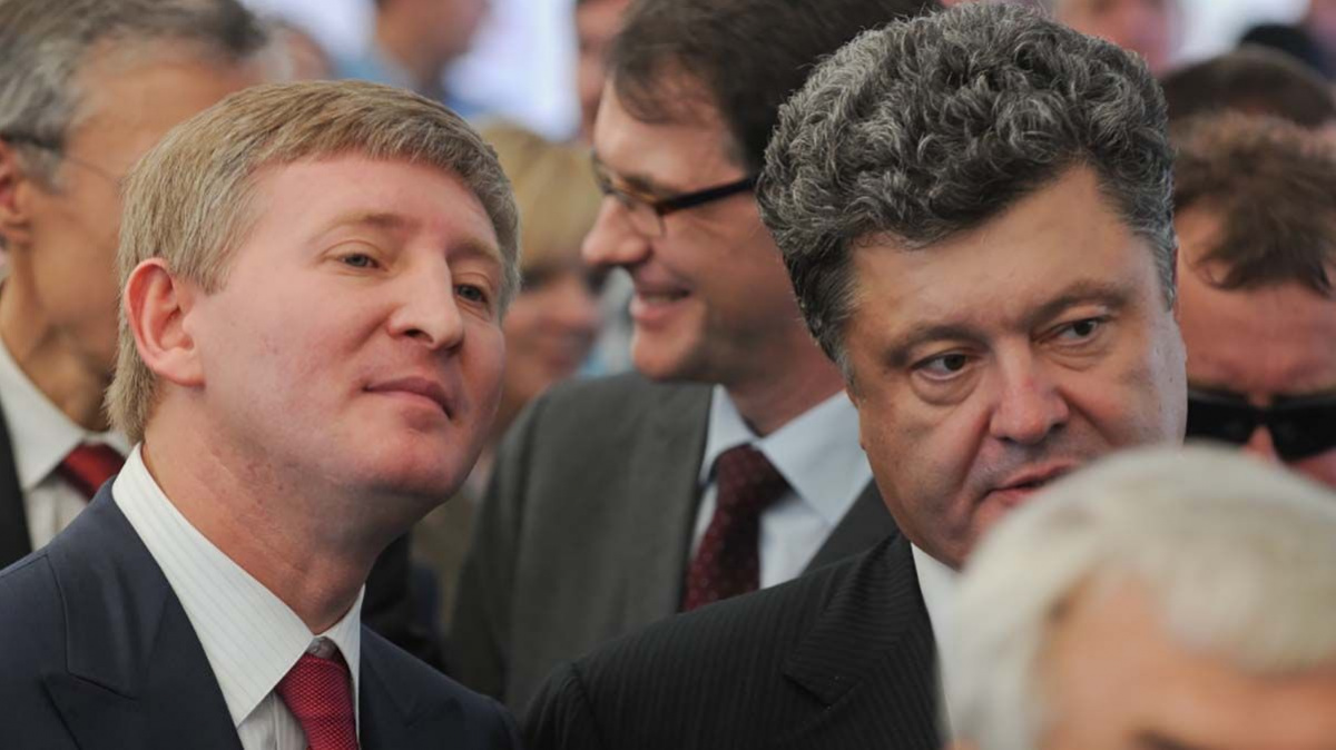 Ринат Ахметов и Петр Порошенко. Фото: Ukrafoto