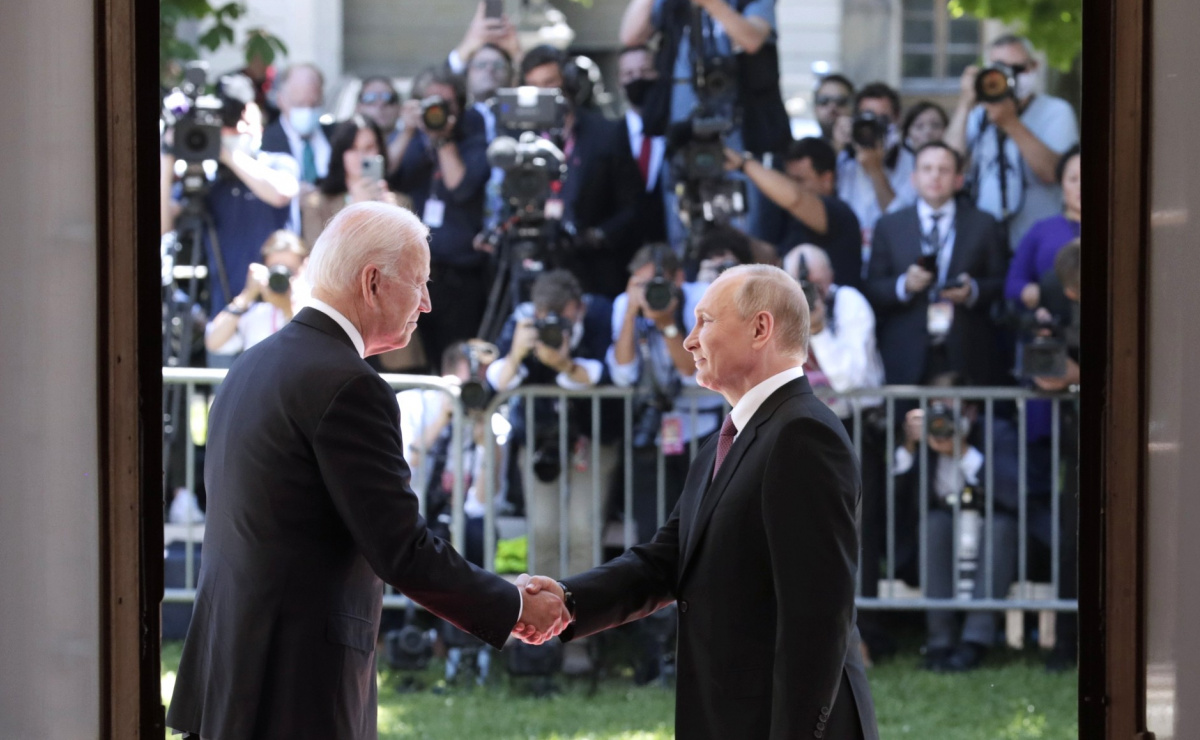 Президент США Джо Байден и президент России Владимир Путин прибыли на встречу в Женеву, Швейцария, 16 июня 2021 года. Фото: ТАСС / kremlin.ru