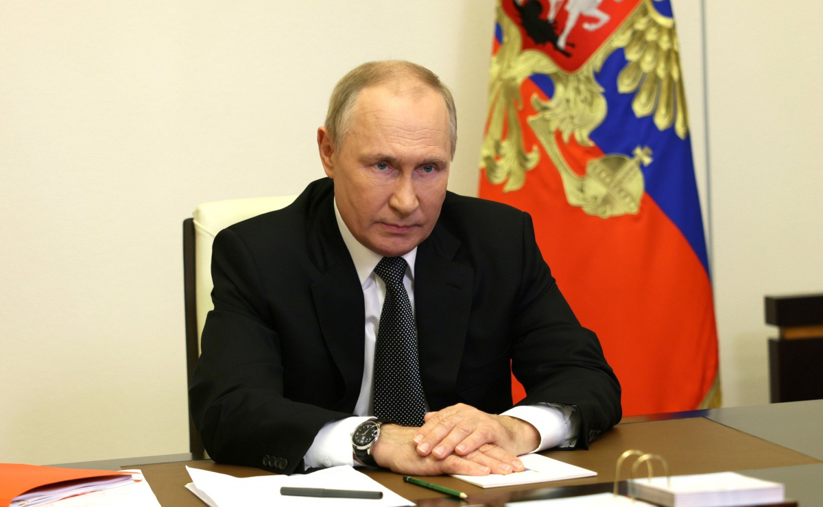Володимир Путін ввів воєнний стан на окупованих теріторіях. Фото: прес-служба презідента РФ