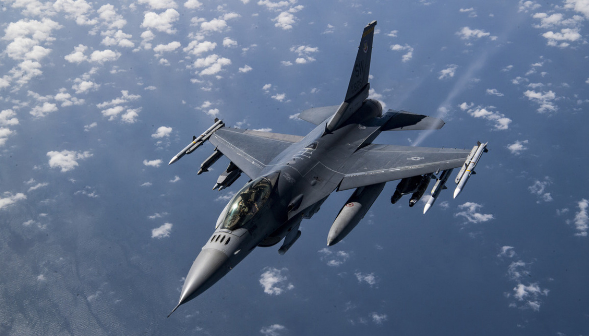 Літак F-16. Фото: U.S. Air Force / Senior Airman Taylor Crul