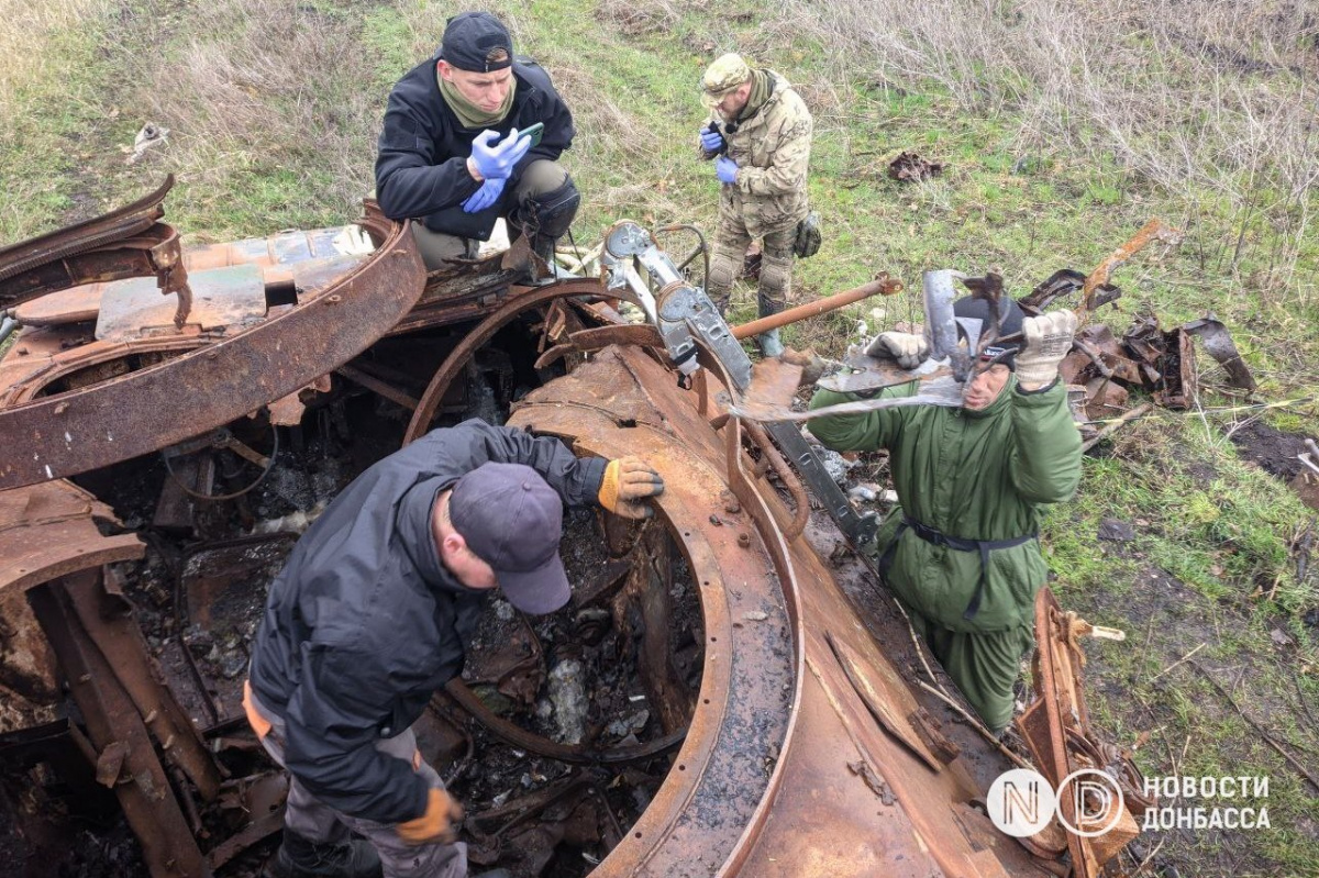 Эксгумация тел на войне в Украине. Фото: Новости Донбасса