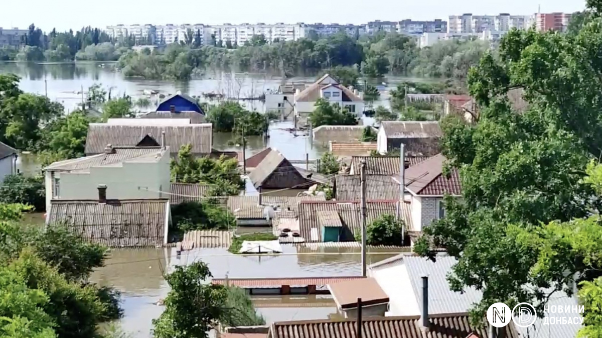 Наслідки затоплення Херсонщини. Фото: Новини Донбасу