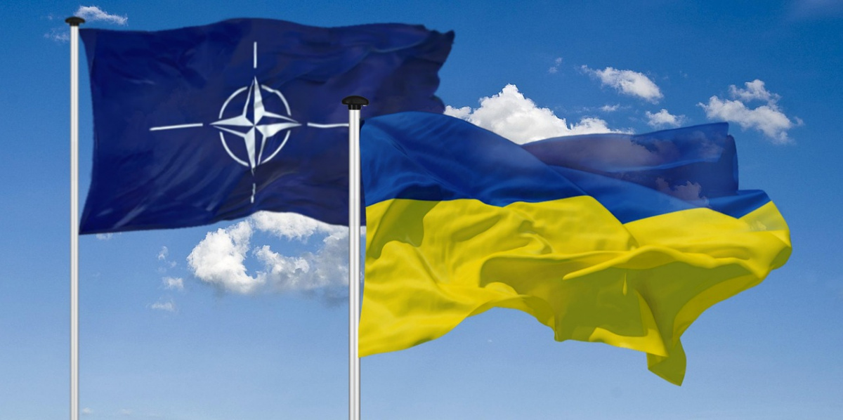Флаги Украины и НАТО. Иллюстративное фото: Pixabay