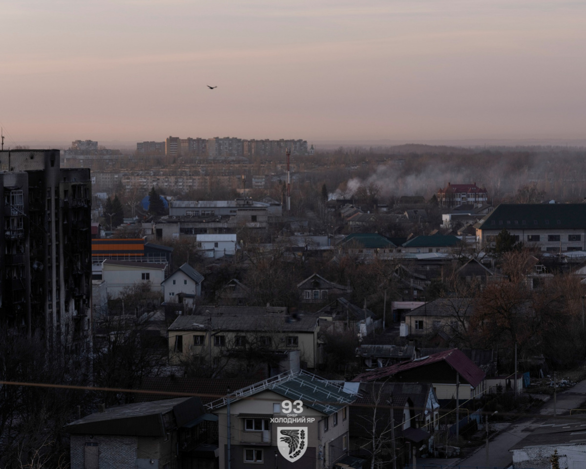 Покровськ на початку 2025 року. Фото: 93-а механізована бригада ЗСУ