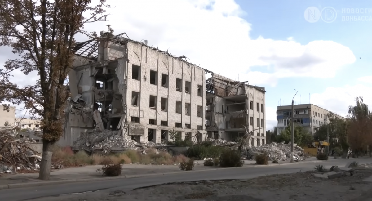 Разрушения в Орехове. Фото: 