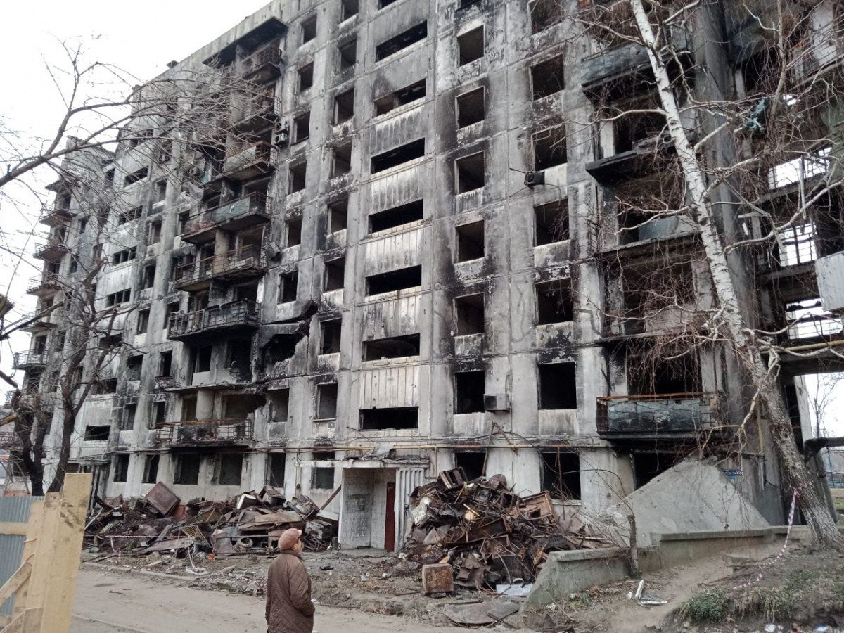 Разрушенный Мариуполь. Фото из соцсетей