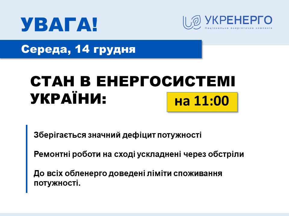 Найскладніша ситуація електропостачання на сході України — «Укренерго»