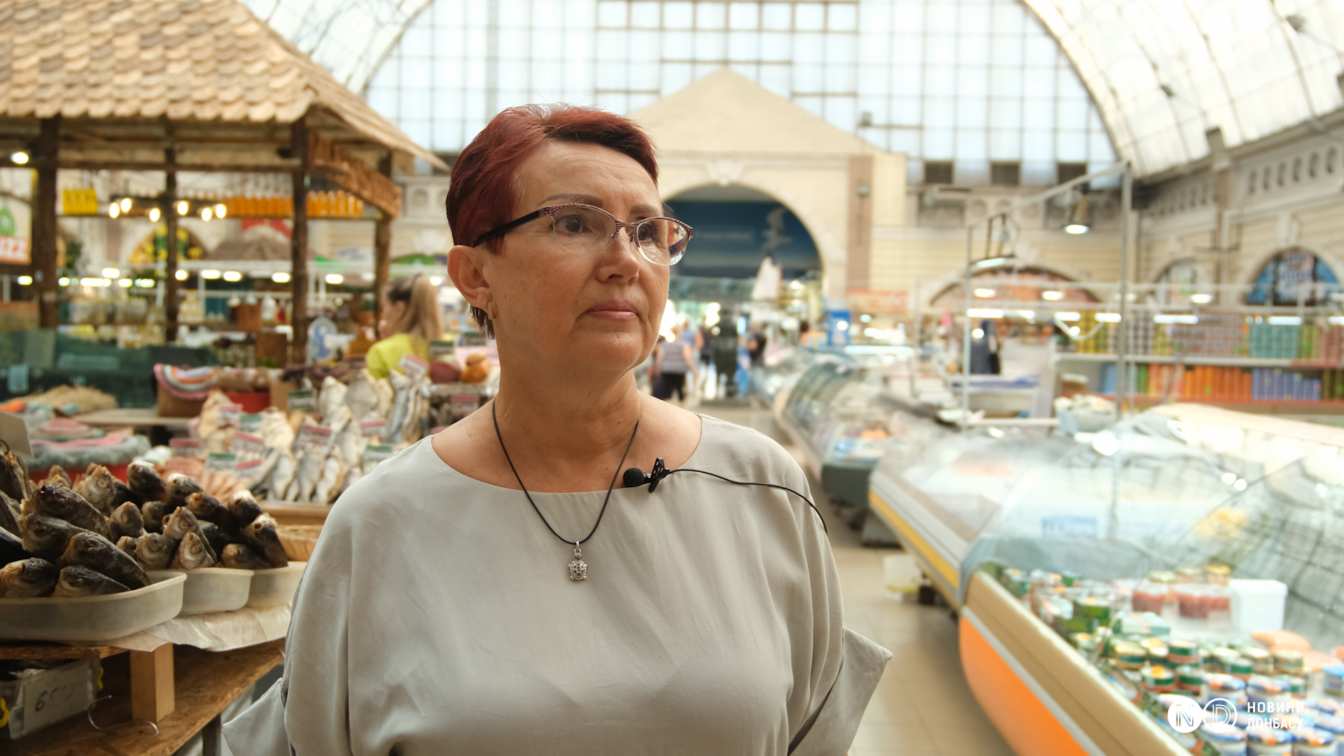 Татьяна Стопченко, администраторка рыбного корпуса рынка «Привоз»